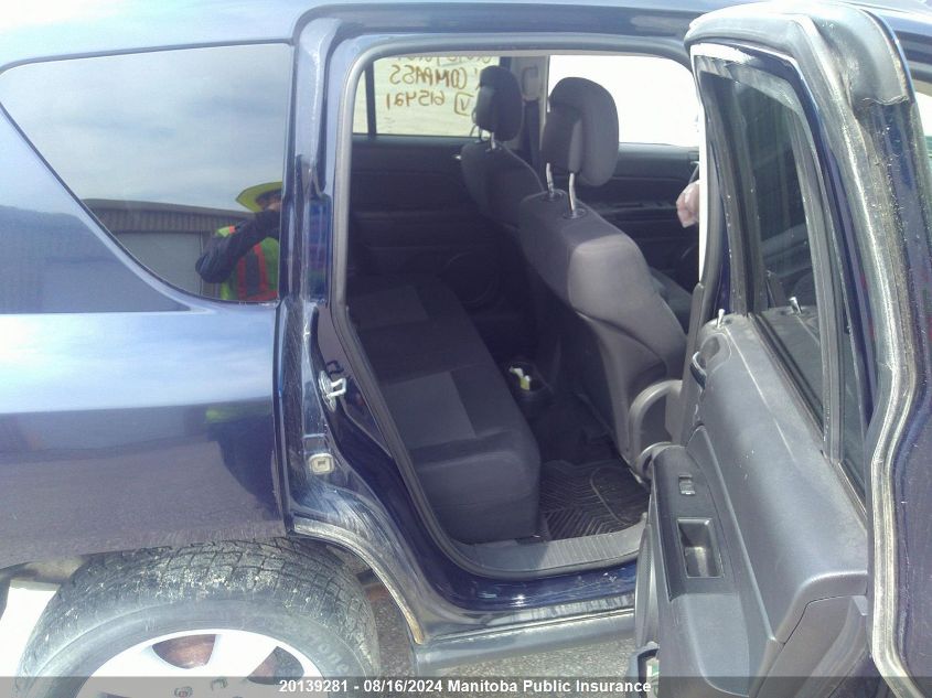 2012 Jeep Compass North VIN: 1C4NJCAB5CD615421 Lot: 20139281