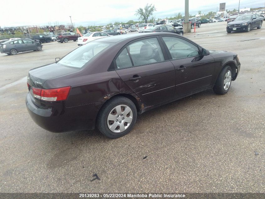 2006 Hyundai Sonata Gl VIN: KMHET46C36A105541 Lot: 20139283