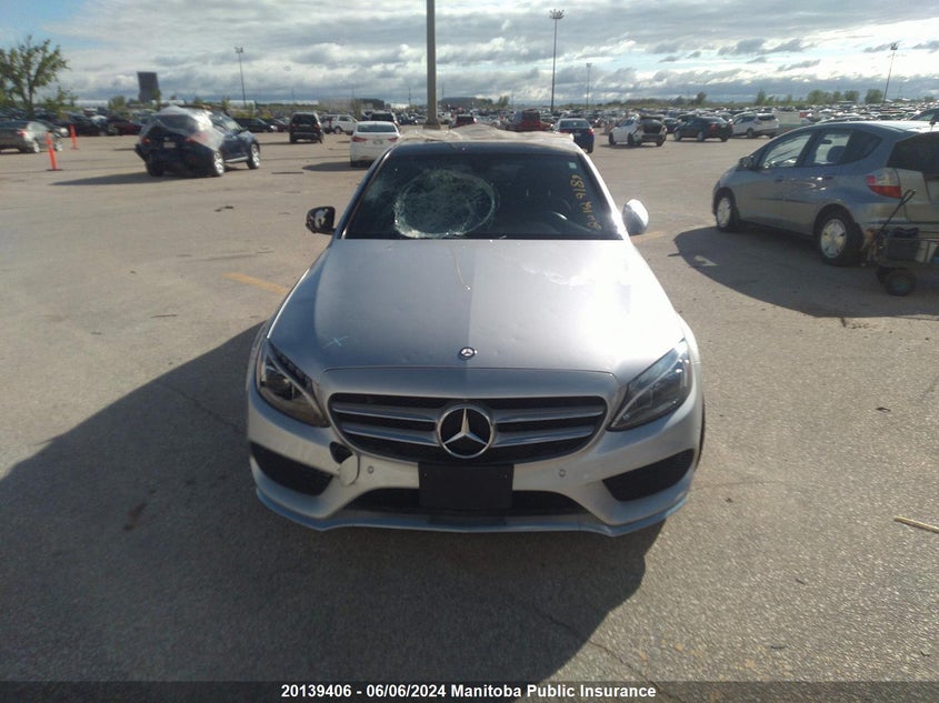 2016 Mercedes Benz C300W 4Matic VIN: 55SWF4KB6GU171005 Lot: 20139406