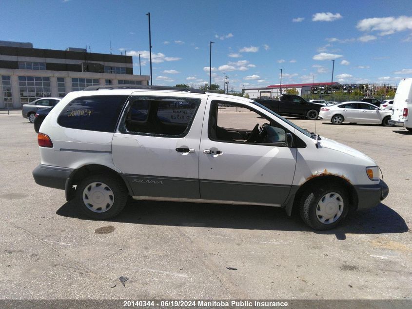 2000 Toyota Sienna Ce V6 VIN: 4T3ZF19C9YU187528 Lot: 20140344