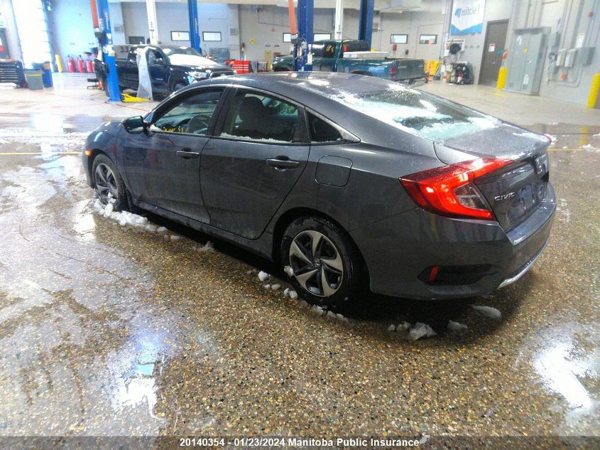 2019 Honda Civic Lx VIN: 2HGFC2F54KH010014 Lot: 20140354