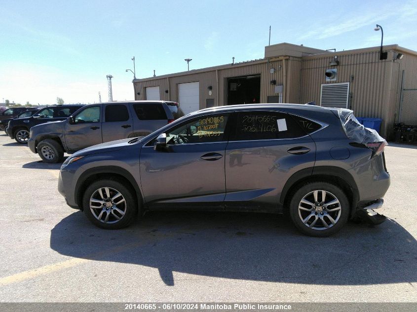 2015 Lexus Nx200T VIN: JTJBARBZ3F2031355 Lot: 20140665