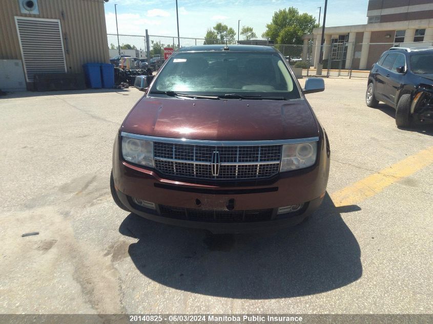 2010 Lincoln Mkx VIN: 2LMDJ8JC8ABJ15693 Lot: 20140825