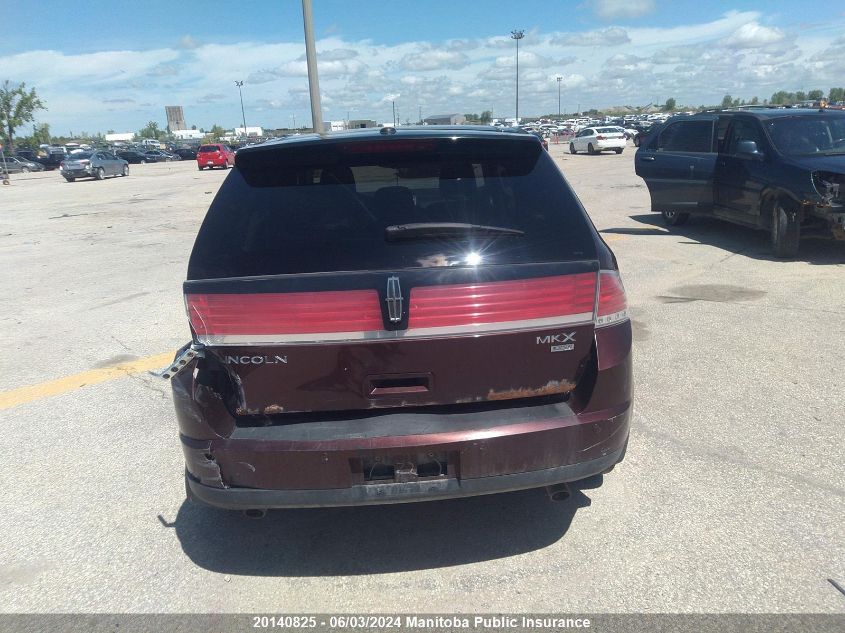 2010 Lincoln Mkx VIN: 2LMDJ8JC8ABJ15693 Lot: 20140825