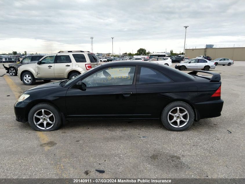 2004 Honda Civic Lx VIN: 1HGEM22524L810363 Lot: 20140911