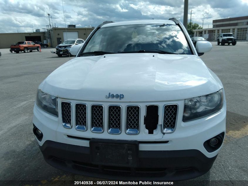 2014 Jeep Compass North VIN: 1C4NJDAB6ED568599 Lot: 20140938