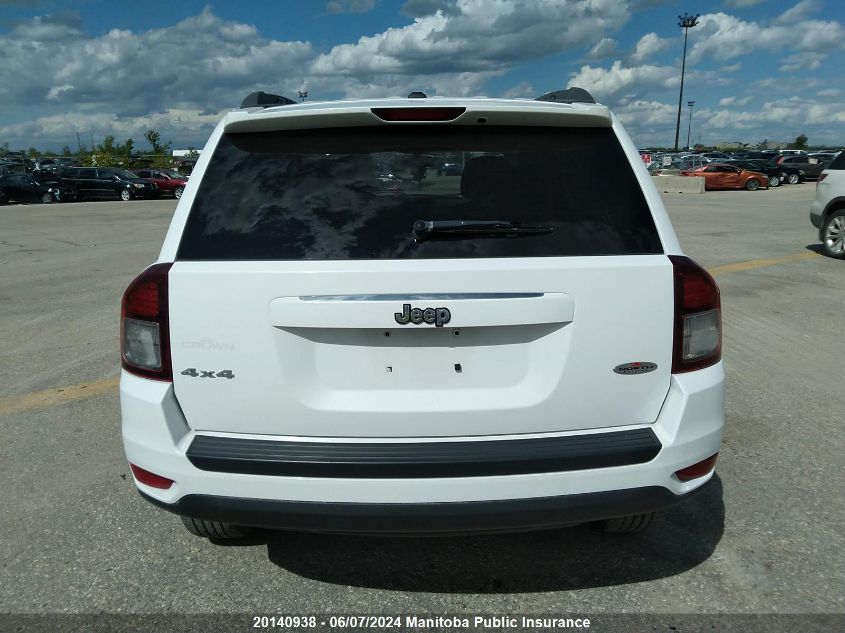 2014 Jeep Compass North VIN: 1C4NJDAB6ED568599 Lot: 20140938