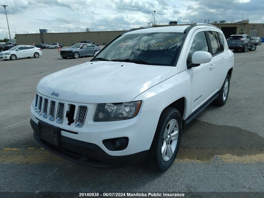 2014 Jeep Compass North VIN: 1C4NJDAB6ED568599 Lot: 20140938