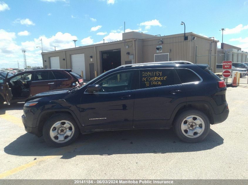 2014 Jeep Cherokee Limited VIN: 1C4PJMDB3EW170176 Lot: 20141184