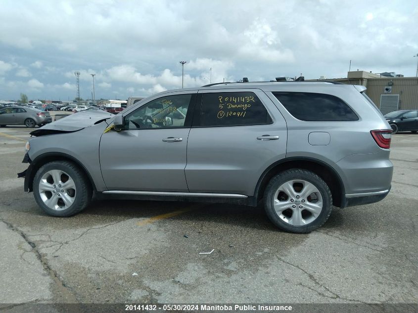 2015 Dodge Durango Sxt VIN: 1C4RDJAGXFC120411 Lot: 20141432