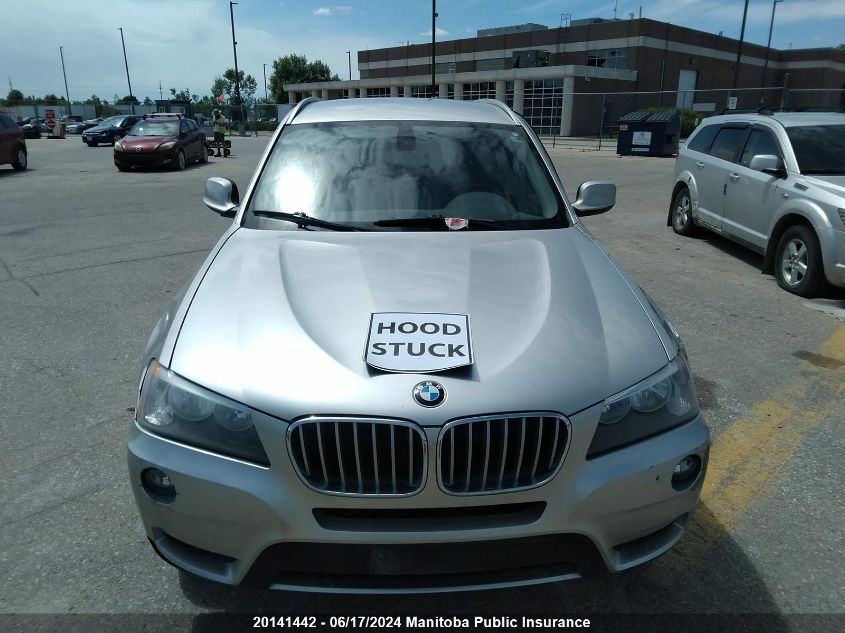 2011 BMW X3 28I VIN: 5UXWX5C56BL707601 Lot: 20141442