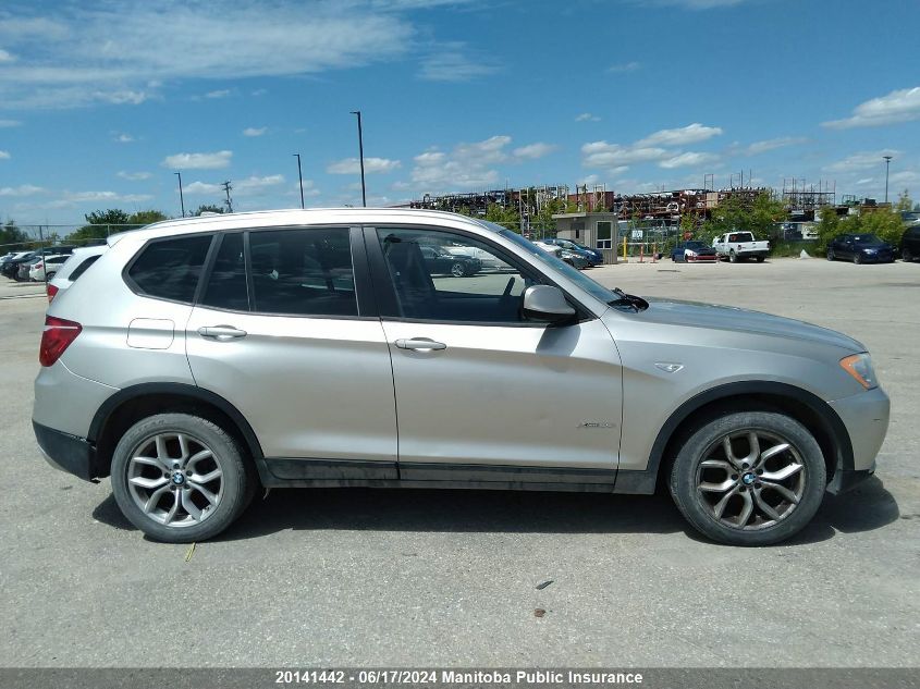 2011 BMW X3 28I VIN: 5UXWX5C56BL707601 Lot: 20141442