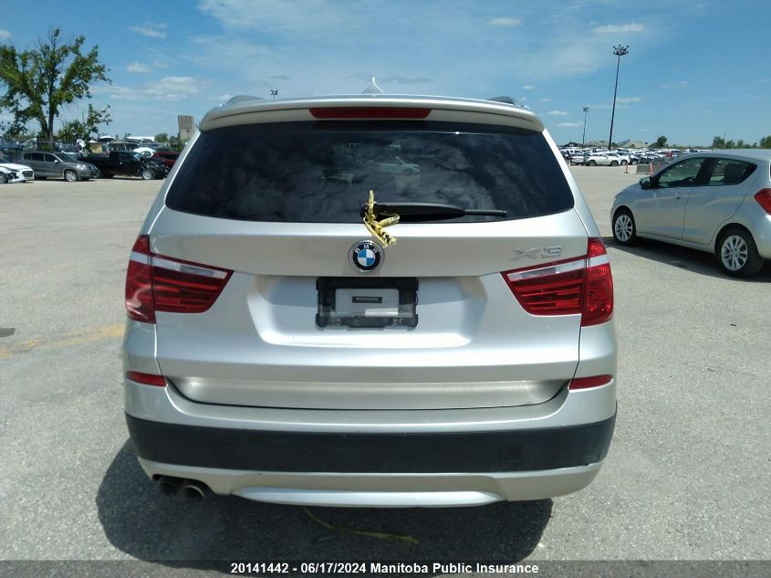 2011 BMW X3 28I VIN: 5UXWX5C56BL707601 Lot: 20141442