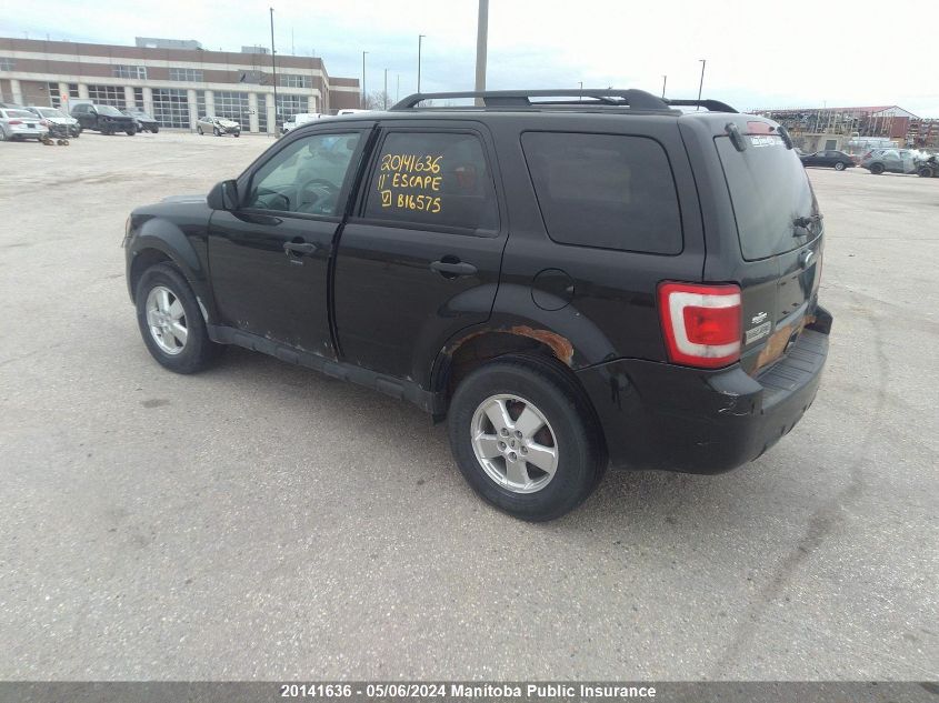 2011 Ford Escape Xlt VIN: 1FMCU0D7XBKB16575 Lot: 20141636