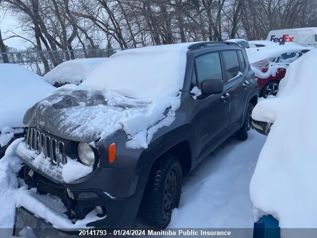 2017 Jeep Renegade North VIN: ZACCJBBB3HPF50156 Lot: 20141793