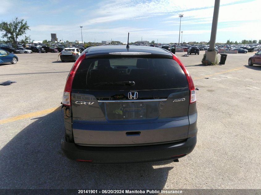 2013 Honda Cr-V Lx VIN: 2HKRM4H36DH112019 Lot: 20141901