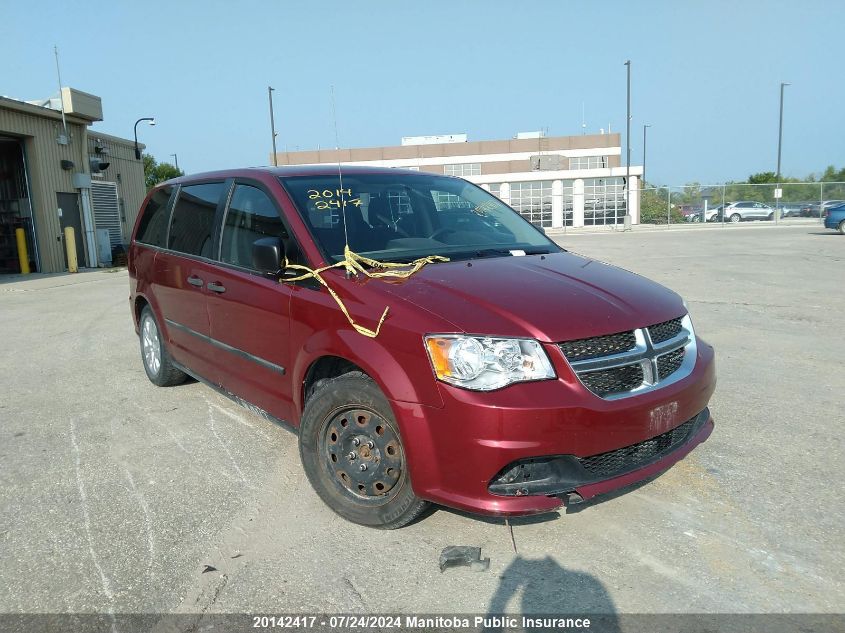 2014 Dodge Grand Caravan Se VIN: 2C4RDGBG8ER174278 Lot: 20142417