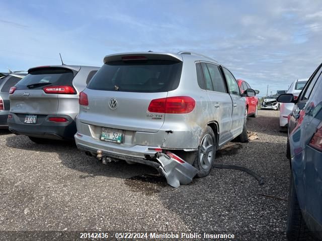 2017 Volkswagen Tiguan 2.0 Tsi VIN: WVGLV7AX8HK009964 Lot: 20142436