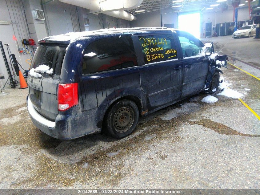 2012 Dodge Grand Caravan Sxt VIN: 2C4RDGBG1CR256270 Lot: 20142669