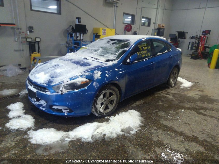 1C3CDFBB2GD563383 2016 Dodge Dart Sxt