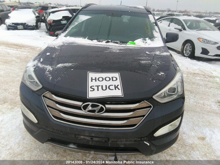 2014 Hyundai Santa Fe 2.4 Premium VIN: 5XYZUDLB9EG187630 Lot: 20143008