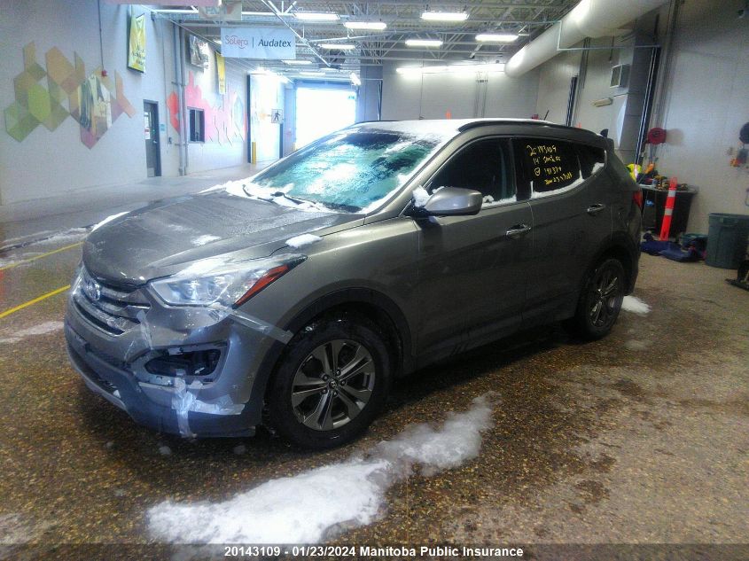 2014 Hyundai Santa Fe 2.4 Premium VIN: 5XYZU3LB0EG191379 Lot: 20143109