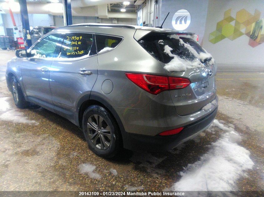 2014 Hyundai Santa Fe 2.4 Premium VIN: 5XYZU3LB0EG191379 Lot: 20143109