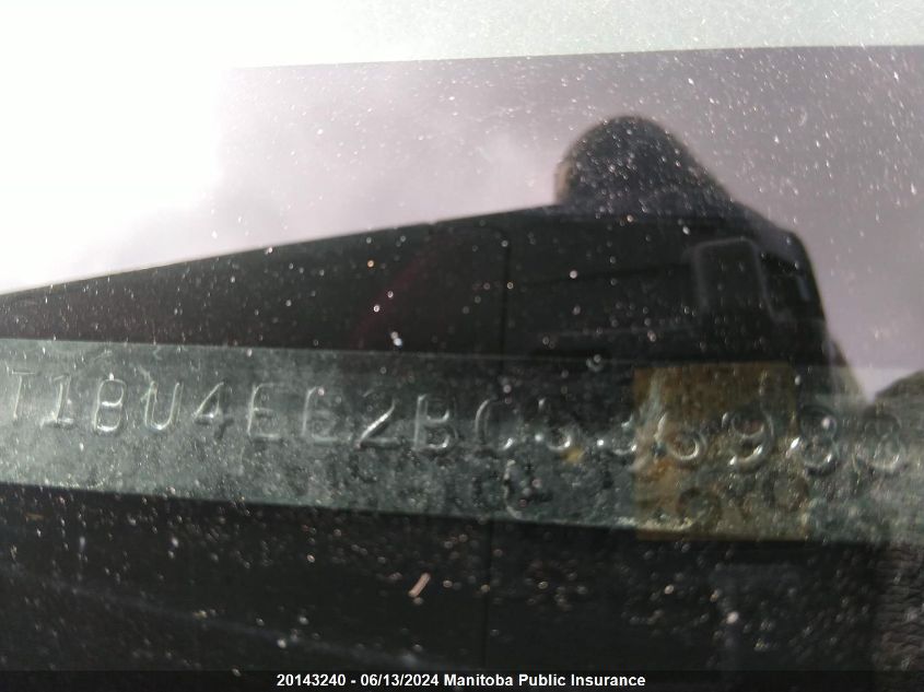 2011 Toyota Corolla Ce VIN: 2T1BU4EE2BC536983 Lot: 20143240