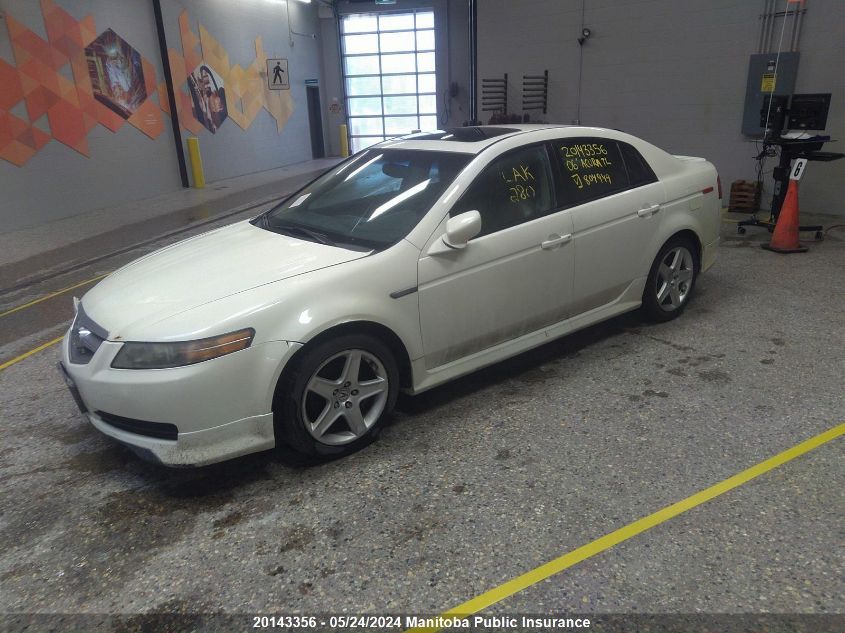 2006 Acura Tl VIN: 19UUA662X6A804949 Lot: 20143356