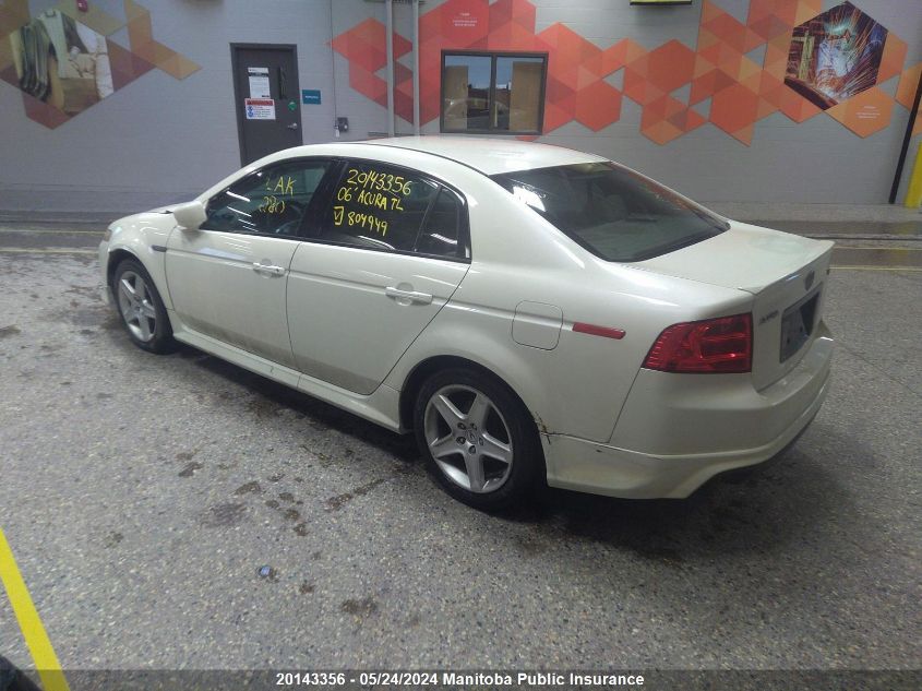 2006 Acura Tl VIN: 19UUA662X6A804949 Lot: 20143356