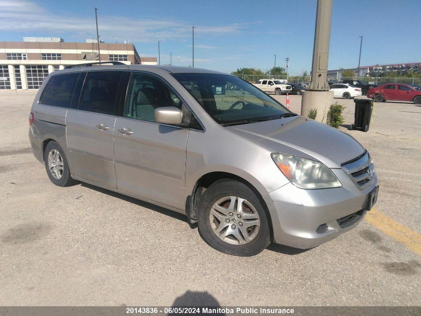 2007 Honda Odyssey Ex VIN: 5FNRL38417B509792 Lot: 20143836