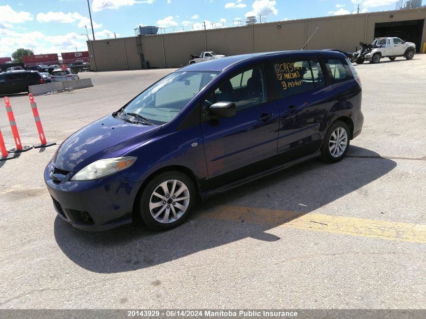 2007 Mazda Mazda5 Gs VIN: JM1CR193870143407 Lot: 20143929