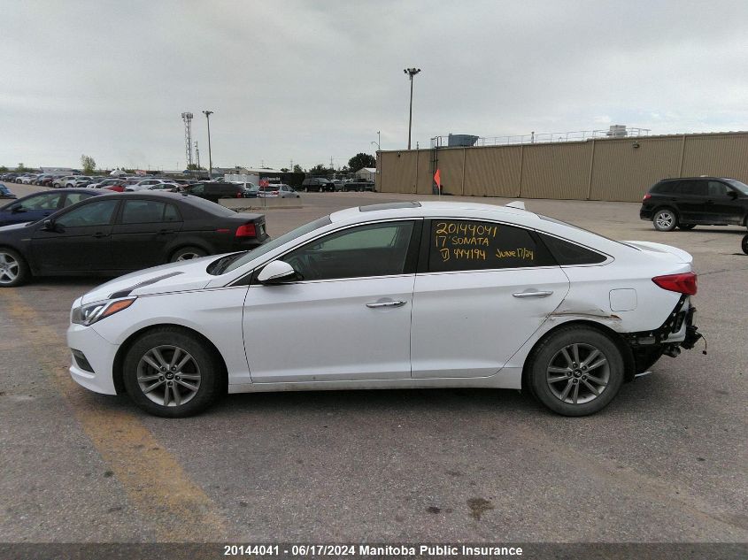 2017 Hyundai Sonata Gls VIN: 5NPE24AF9HH444194 Lot: 20144041