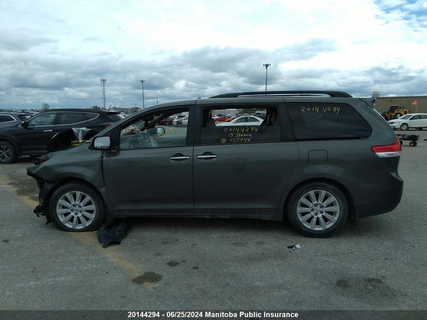 2013 Toyota Sienna Xle V6 VIN: 5TDDK3DC4DS057046 Lot: 20144294