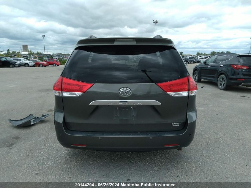 2013 Toyota Sienna Xle V6 VIN: 5TDDK3DC4DS057046 Lot: 20144294