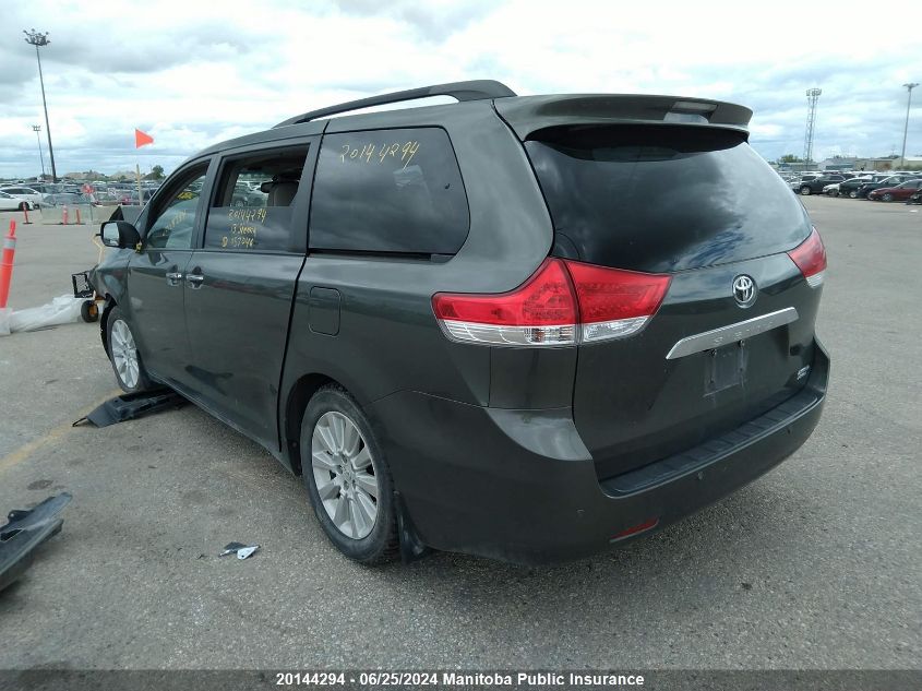 2013 Toyota Sienna Xle V6 VIN: 5TDDK3DC4DS057046 Lot: 20144294