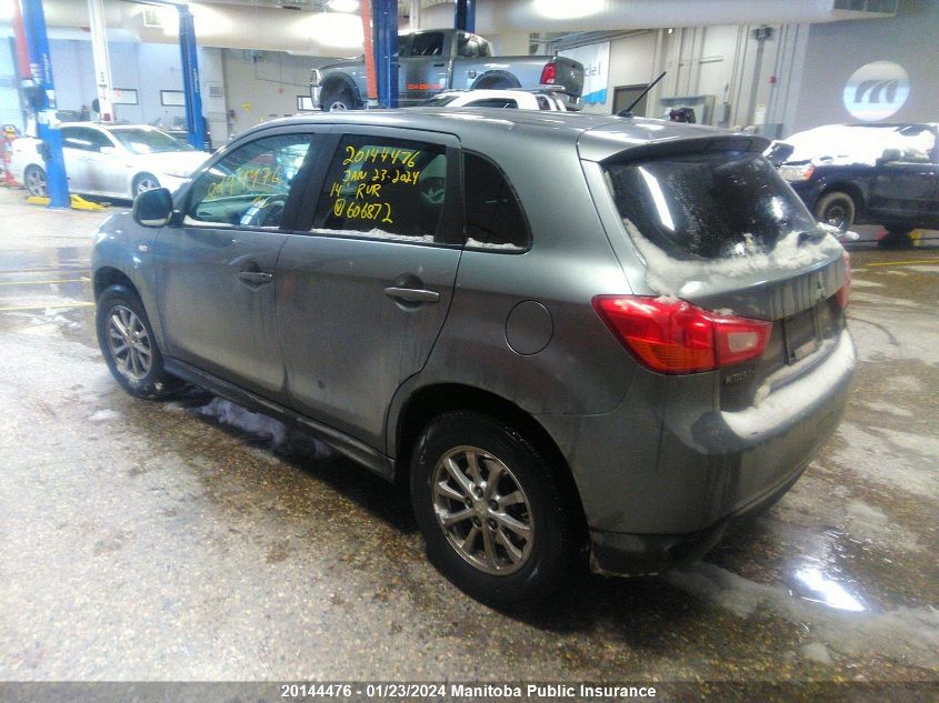 2014 Mitsubishi Rvr Se VIN: 4A4AH3AU2EE606872 Lot: 20144476