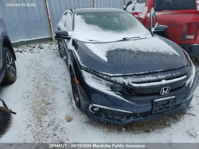 2020 Honda Civic Touring VIN: 2HGFC1F91LH104981 Lot: 20144571