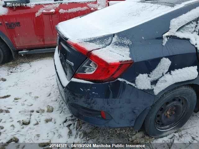 2020 Honda Civic Touring VIN: 2HGFC1F91LH104981 Lot: 20144571