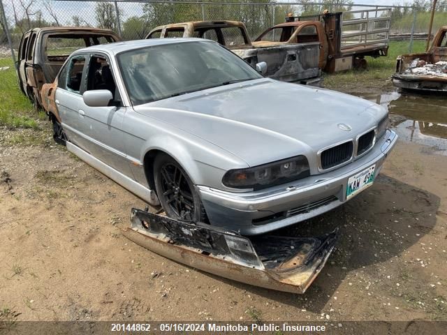 1996 BMW 740 I VIN: WBAGF61040DG44639 Lot: 20144862