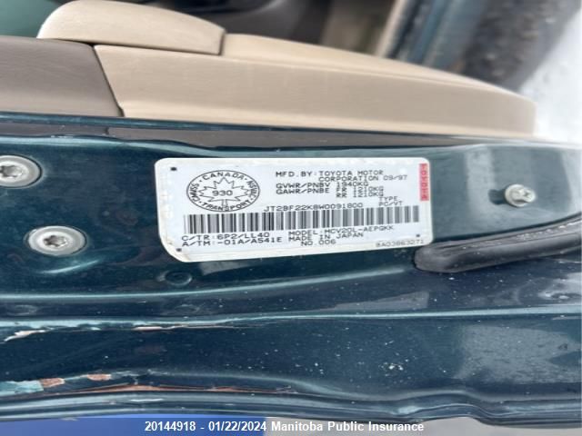 JT2BF22K8W0091800 1998 Toyota Camry Le V6