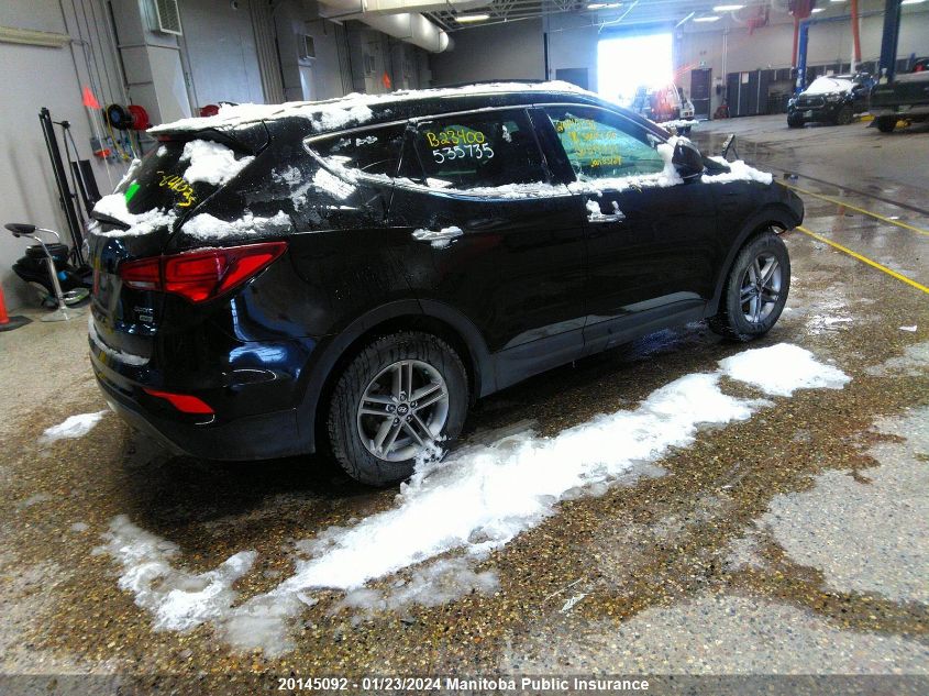 2018 Hyundai Santa Fe Sport VIN: 5XYZUDLB8JG519759 Lot: 20145092