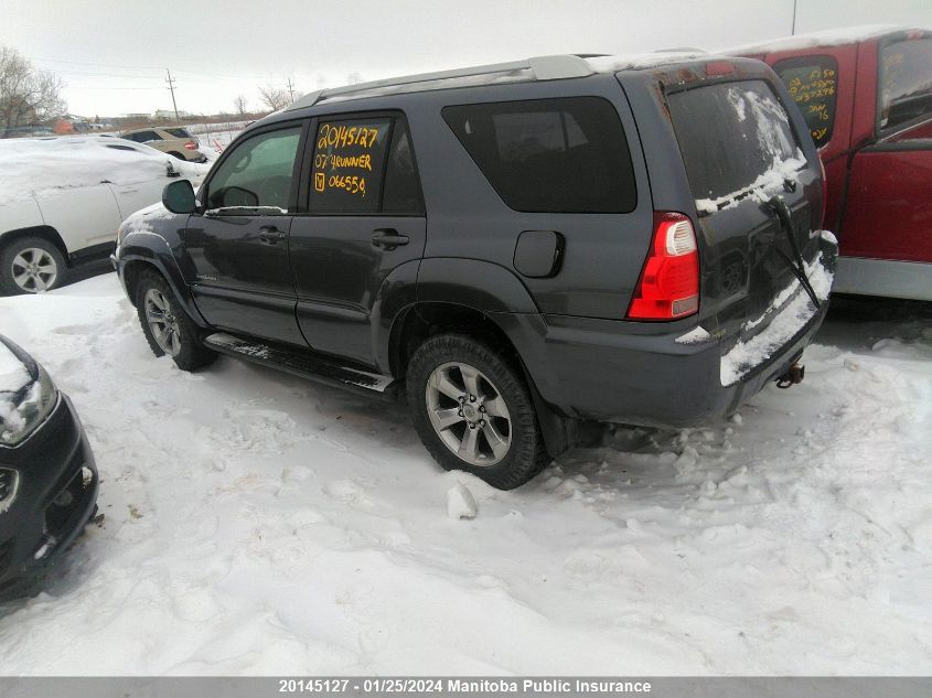 2007 Toyota 4Runner Sr5 V8 VIN: JTEBT14R570066550 Lot: 20145127