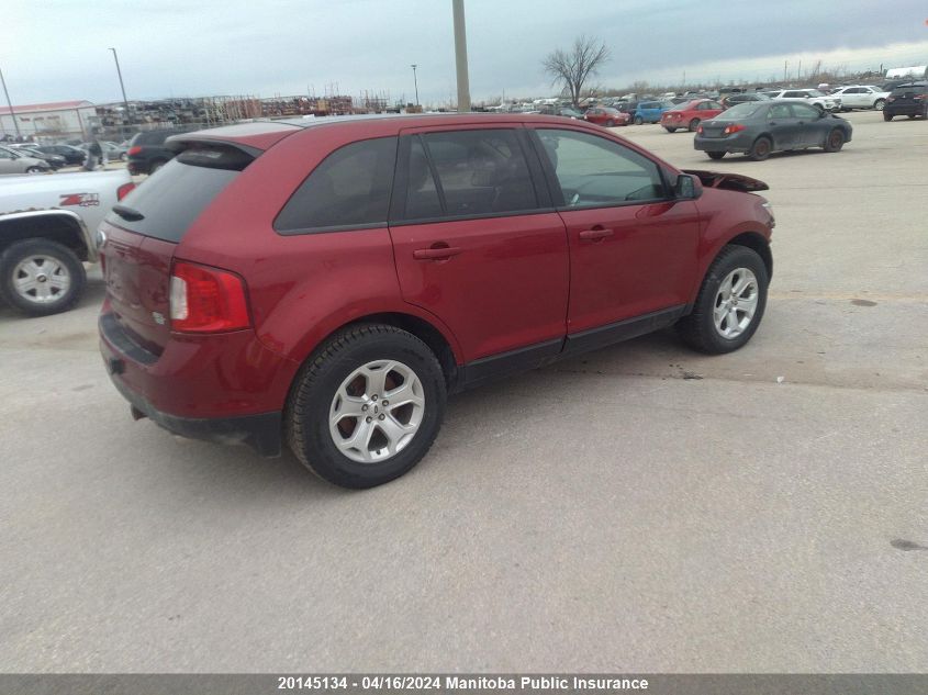 2013 Ford Edge Sel VIN: 2FMDK4JC9DBC18868 Lot: 20145134