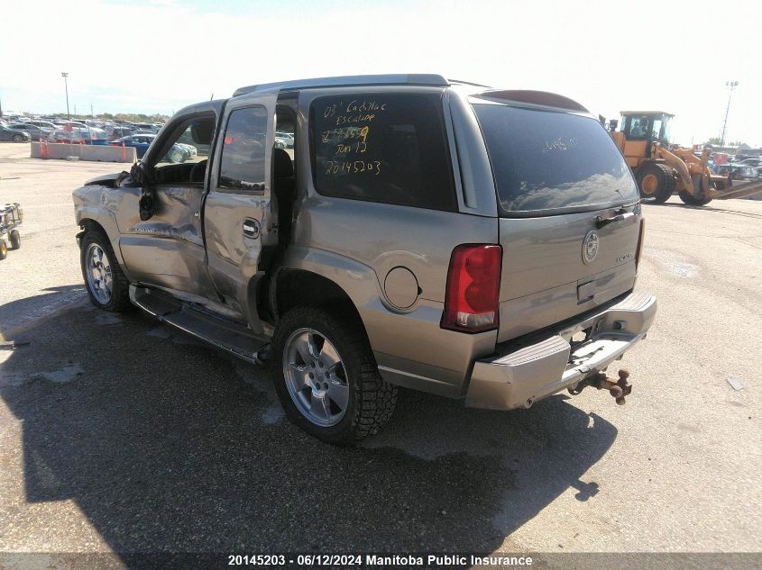 2003 Cadillac Escalade VIN: 1GYEK63N83R196659 Lot: 20145203