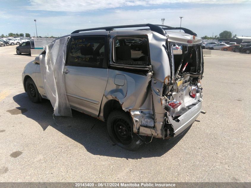 2009 Toyota Sienna Le V6 VIN: 5TDZK23C09S254840 Lot: 20145409