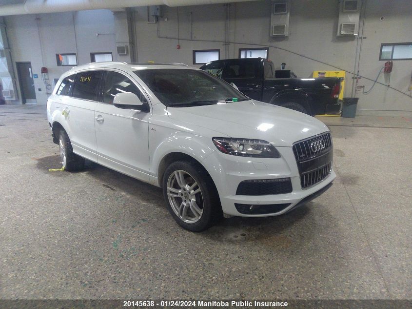 2014 Audi Q7 V6 Tdi VIN: WA1MMCFEXED013617 Lot: 20145638