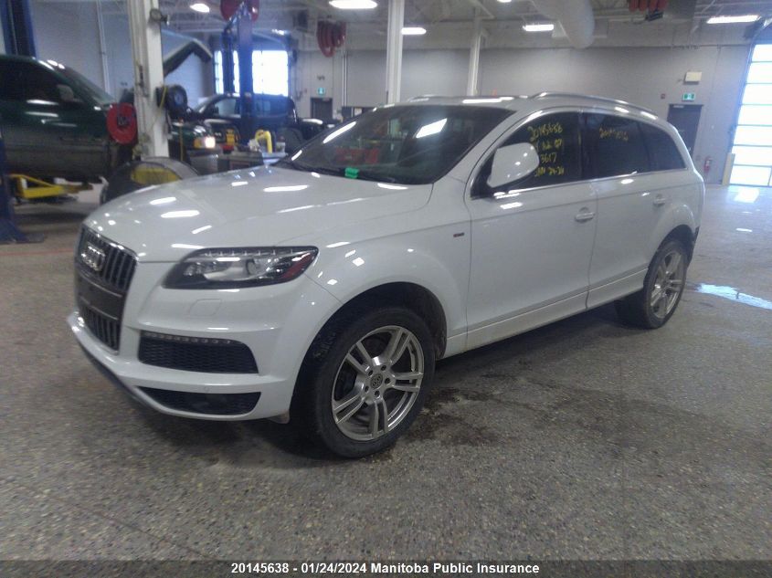 WA1MMCFEXED013617 2014 Audi Q7 V6 Tdi