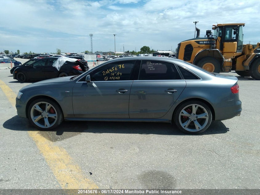 2015 Audi A4 2.0T Quattro VIN: WAUFFCFL1FN014011 Lot: 20145676