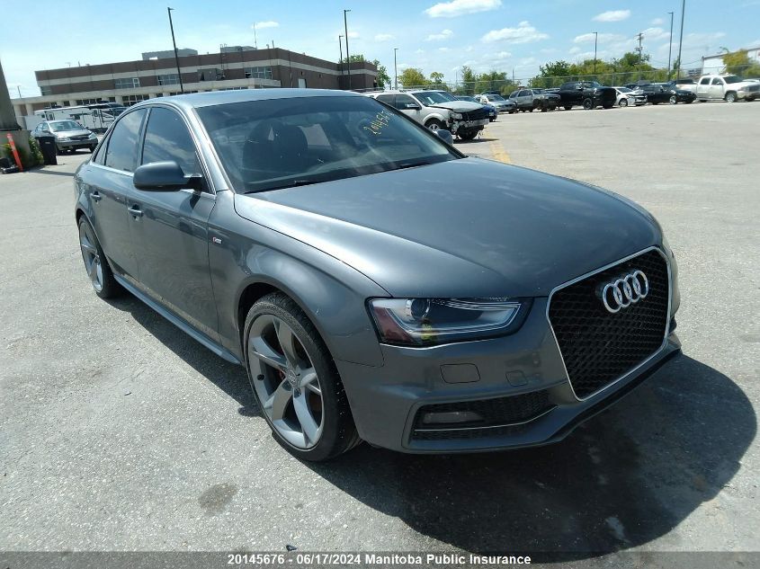 2015 Audi A4 2.0T Quattro VIN: WAUFFCFL1FN014011 Lot: 20145676